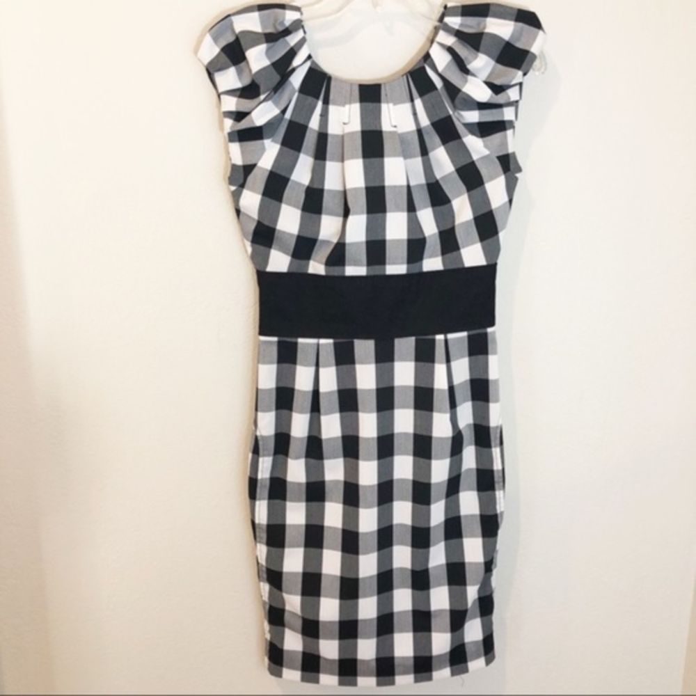 Plastic Island Buffalo Check shopbop dress NWOT‎